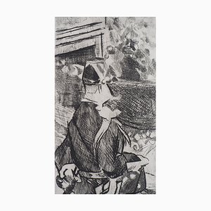 The Guard of the Moulin Rouge Gall Etching by Jacques Villon
