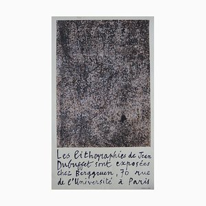 Lithographie Berggruen par Jean Dubuffet, 1960