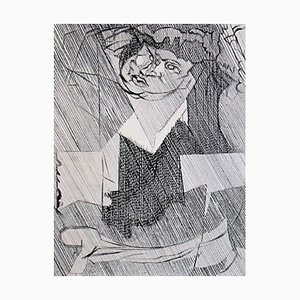 Character Radierung von Jacques Villon, 1951