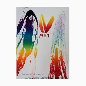 MIT Maison international du Théatre Lithograph Digital Print by Paul Jenkins