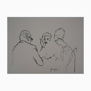 Trois Personnages Zeichnung von René Genis
