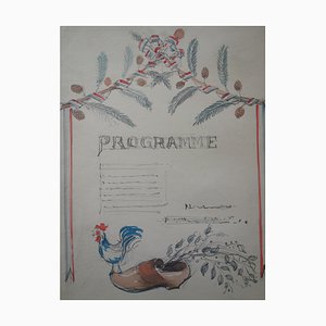 Programme Aquarelle par Gustave Poetzsch