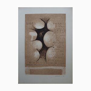 Comédie, Tragédie Lithograph on Stone by WITOLD-K