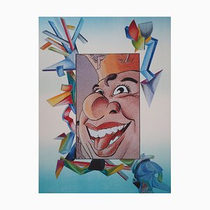 King of Laughter Lithografie von Jean-Claude Farhi