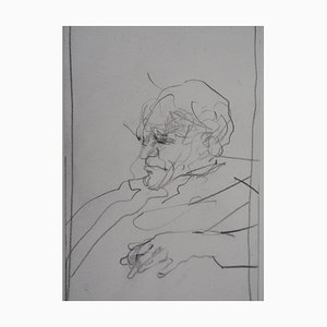Dibujo Portrait of a Man de Claude Weisbuch
