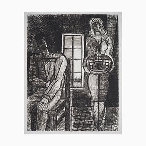 Homme et Femme Radierung von Marcel Gromaire