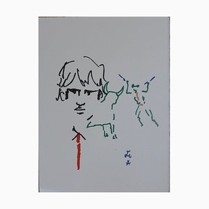 Litografia Toréador élégant di Jean Cocteau