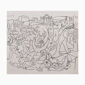 Lithographie Jacqueline par Pablo Picasso