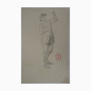 Dibujo Jeune Homme au Chapeau de Georges Picard