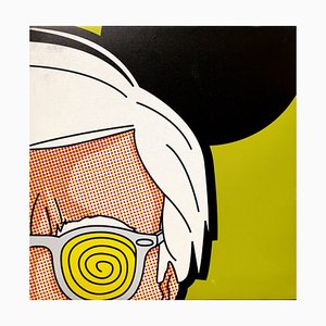 Warhol Reprography on Canvas by Léon