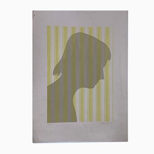 Shadows Silkscreen by Berto Ravotti, 1972