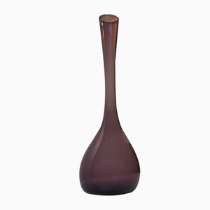 Purple Modernist Glass Vase by Gunnar Ander for Elme Glasbruk, 1960s