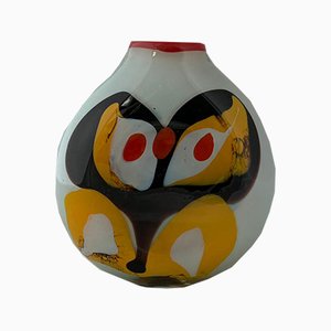 Vase en Verre Opalin par Ludmilla & Dimitri Shushkanov, 1970s