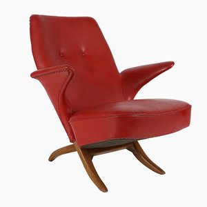 Poltrona Penguin Mid-Century moderna di Theo Ruth per Artifort, 1957