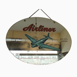 Miroir Airliner Décoratif, années 50