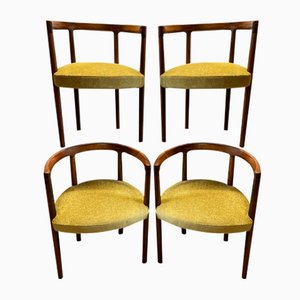 Rosewood Model 195 Dining Chairs by Ole Gjerløv-Knudsen & Torben Lind for France & Søn / France & Daverkosen, 1960s, Set of 4