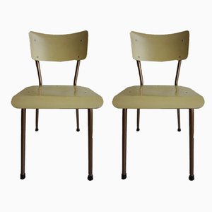 Set of Vintage Dutch Dining Chairs from Dico Uden, 1950s