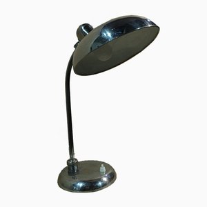 Adjustable Chromed Brass Table Lamp from Seminara Torino, 1950s