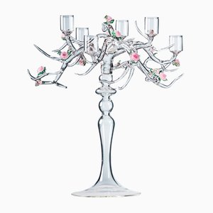 Candelabro en rosa de Simone Crestani