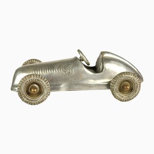 Aluminum and Brass Talbot Lago Grand Prix Car Model, 1950s