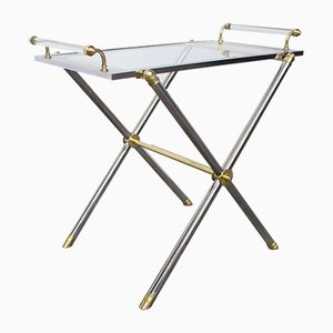 Brass and Glass Trolley by Charles Hollis Jones, 1960s