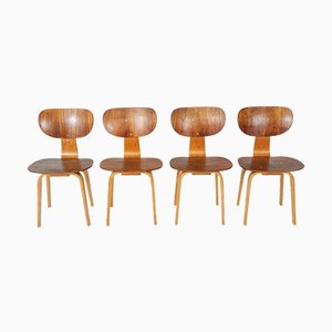 SB13 Dining Chairs by Cees Braakman for Pastoe, 1950s, Set of 4