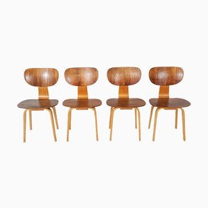 SB13 Esszimmerstühle von Cees Braakman für Pastoe, 1950er, 4er Set