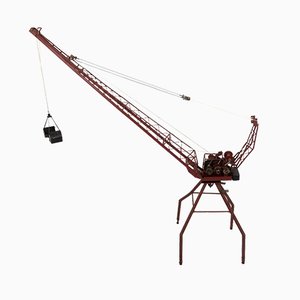 Antique Steel Crane Toy