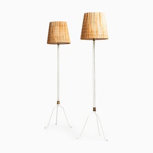 Model 30-058 Floor Lamps by Lisa Johansson-Pape for Orno, 1940s, Set of 2
