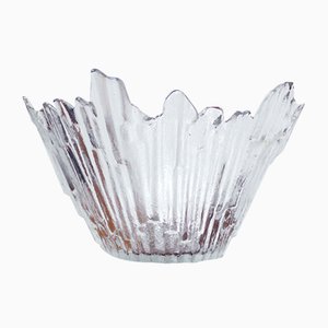 Finnish Glass Bowl by Tauno Wirkkala for Wirkkala, 1960s