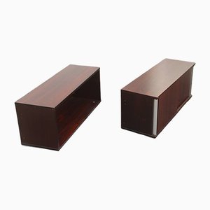 Modular Rosewood Shelves by Ico Parisi for MIM, 1960s, Set of 2