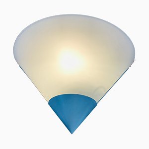 Opalina Wandlampe von Glashütte Limburg, 1970er