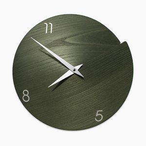 Vulcano Numbered Wall Clock by Andrea Gregoris for Lignis