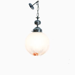 Large Glass Ceiling Lamp from Mazzega, 1960s
