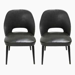 Small Mid-Century Italian Lounge Chairs, 1960s, Set of 2