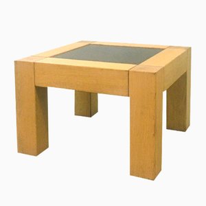 Table Basse En Chene Et En Marbre Annees 80 En Vente Sur Pamono