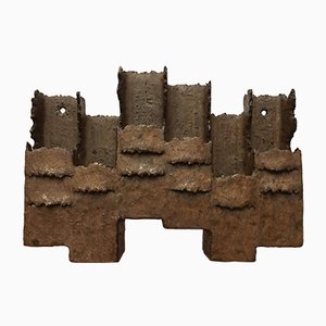 Mid-Century Brutalist Ceramic Sconce