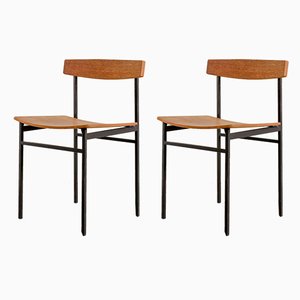 Set of Dutch Teak Dining Chairs by Martin Visser, 1960s