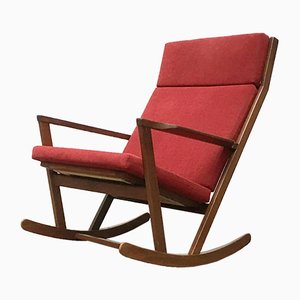 Rocking Chair Mid-Century par Poul Volther pour Frem Røjle, Danemark