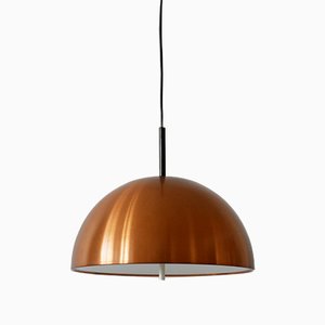 German Copper Pendant Lamp from Staff, 1960s
