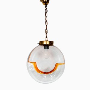 Vintage Murano Glass Ceiling Lamp by Toni Zuccheri