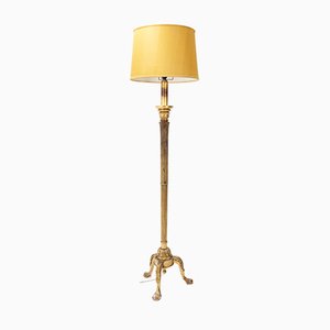 Italian Giltwood and Gesso Floor Lamp, 1964