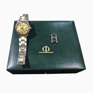 Orologio in acciaio e oro di Baume & Mercier, anni '70