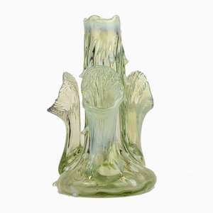 Antique Glass Vase by Max Emanuel for Loetz