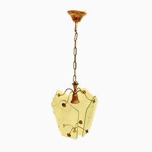 Grazia Crystal Ceiling Lamp, 1950s