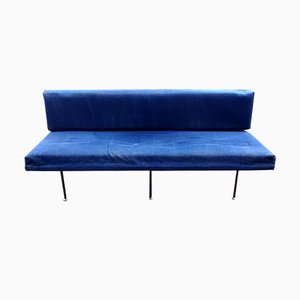 Blaues Modell 32 Sofa von Florence Knoll Bassett für Knoll Inc./Knoll International, 1960er