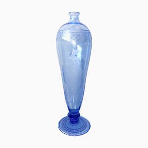Mid-Century Murano Glass Bottle by Guido Balsamo Stella for SALIR, 1940s