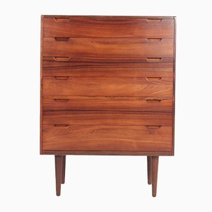 Cajonera Mid-Century de palisandro de Svend Langkilde para Langkilde, años 60