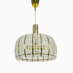 Lustre Mid-Century en Laiton par Emil Stejnar pour Rupert Nikoll, 1960s