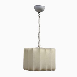 Italian Cocoon Ceiling Lamp, 1950s